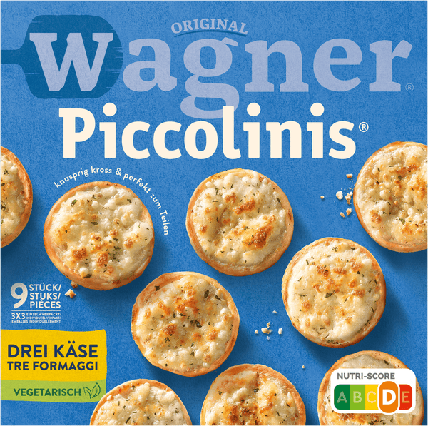 Wagner Piccolinis 3 soorten kaas