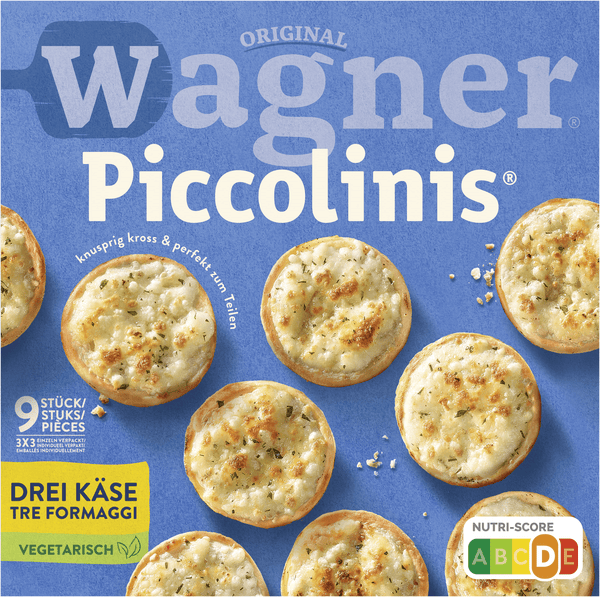 Wagner Piccolinis 3 kinds of cheese