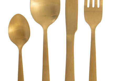 16-piece cutlery set copenhagen gold