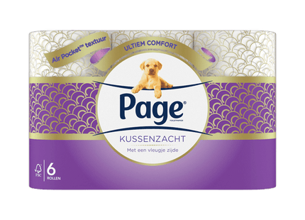 Page Kussenzacht toiletpapier