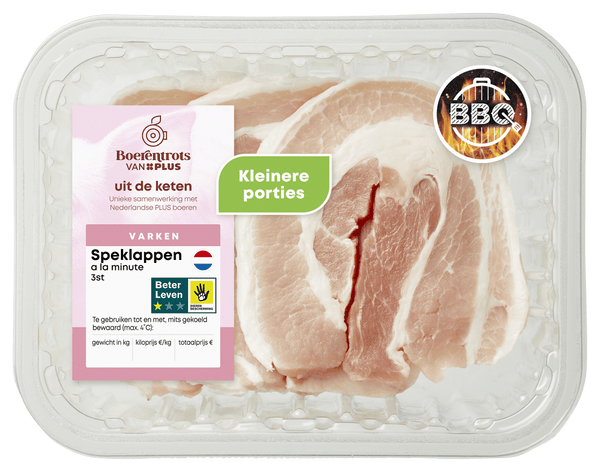 Boerentrots Speklappen dungesneden 3st