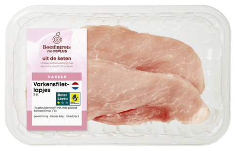 Boerentrots Varkensfiletlapjes 2 stuks