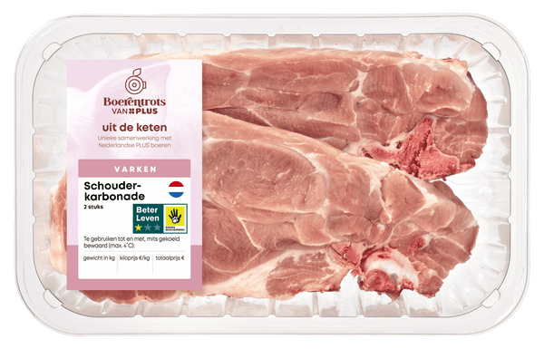 Boerentrots Schouderkarbonade 2 stuks  Dutchshopper