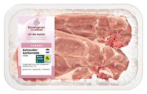 Boerentrots Schouderkarbonade 2 stuks  Dutchshopper