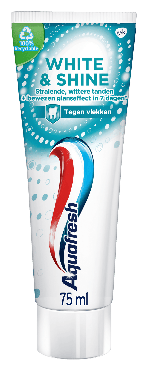 Aquafresh Tandpasta white en shine