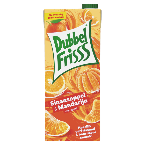 Dubbelfrisss Sinaasappel & mandarijn