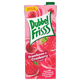 Dubbelfrisss Framboos & cranberry