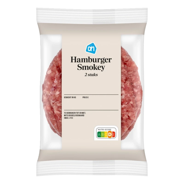 Burger smokey 2 stuks