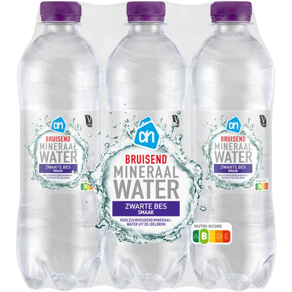 Bruiswater zwarte bes 6-pack