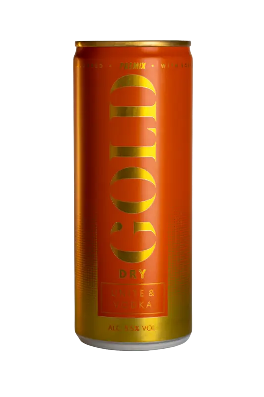 Gold Dry Unite & vodka