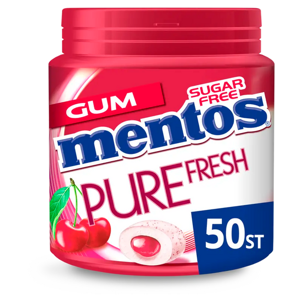 Mentos Kaugummi Reine Frische Kirsche