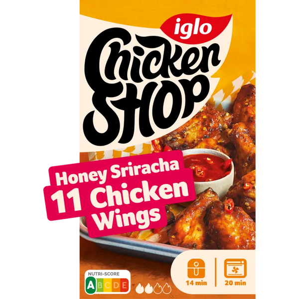 Iglo Chicken Shop Honig-Sriracha-Wings