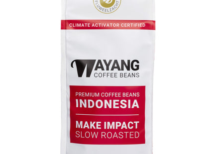 Wayang Vol & rond koffiebonen