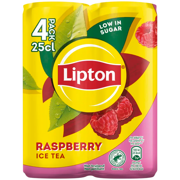 Lipton Ice Tea Raspberry 4-pack
