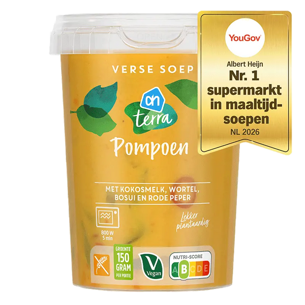 Fresh pumpkin soup