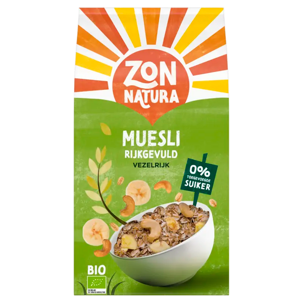 Zonnatura Muesli richly filled