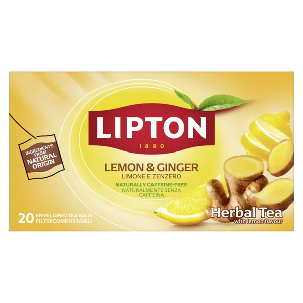 Lipton Kräutertee mit Zitrone & Ingwer