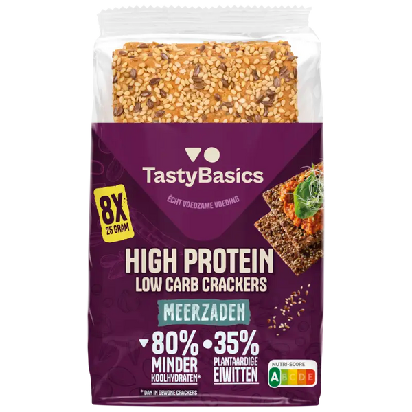 TastyBasics Vezelrijke crackers meerzaden