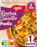 Iglo Pfannenwunder Paella Hähnchenbrust Garnelen