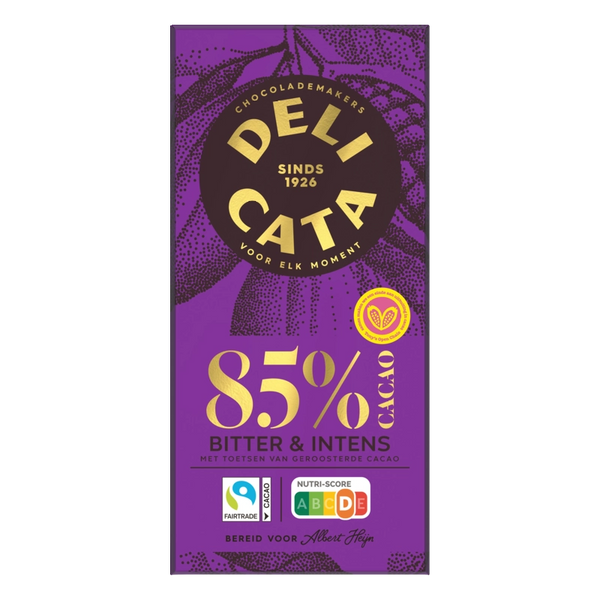Delicata Riegel pur 85 % Kakao