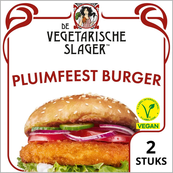 Vegetarian Butcher Vegan Feather Party Burger