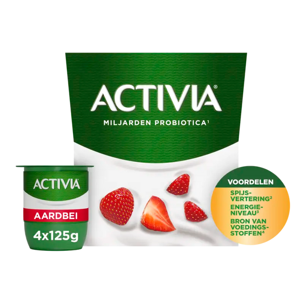 Activia Yoghurt aardbei