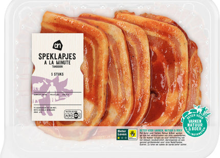 Speklapjes à la minute tandoori