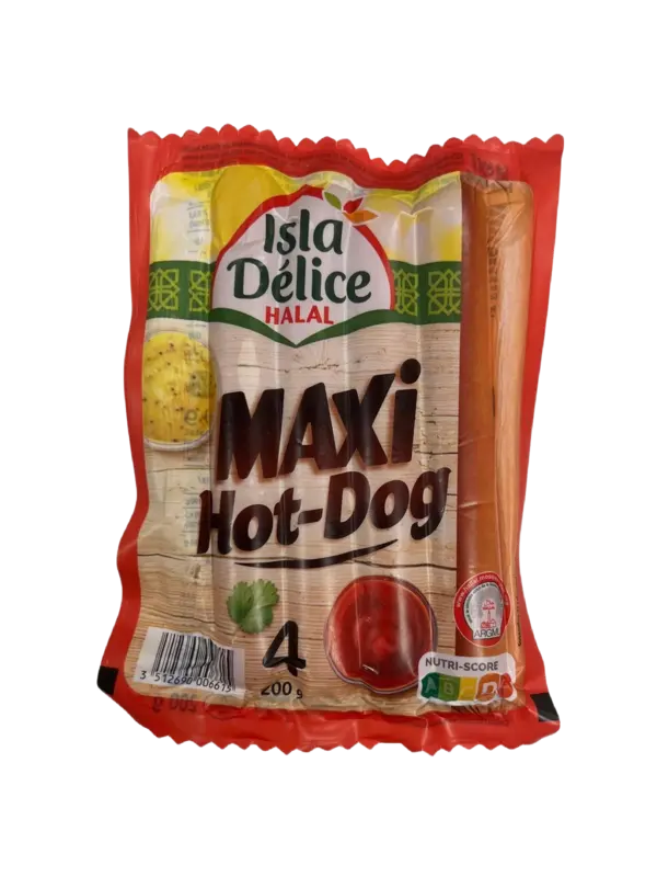 Isla Délice Maxi hot dogs