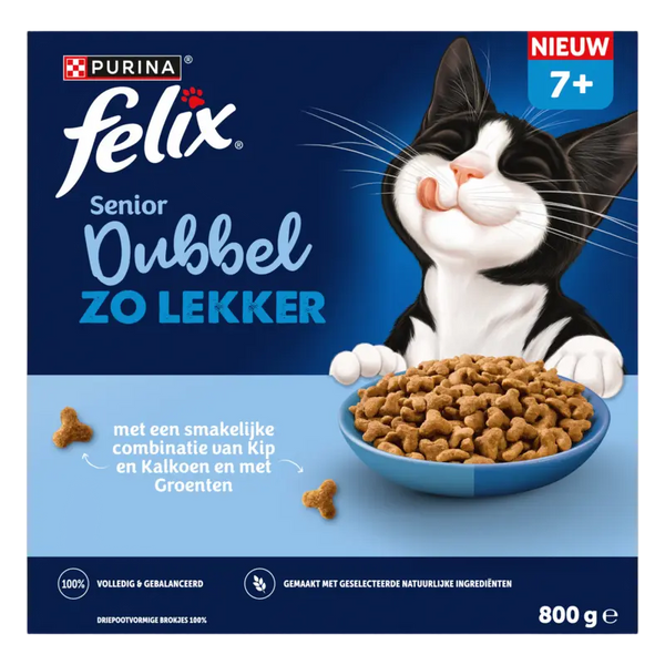 Felix Doppelt so lecker Senior Huhn und Pute