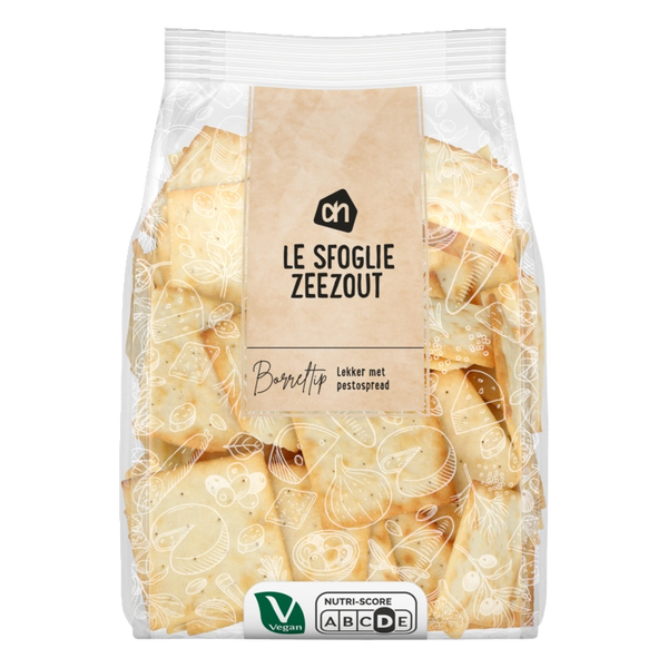 Le sfoglie toast met zeezout