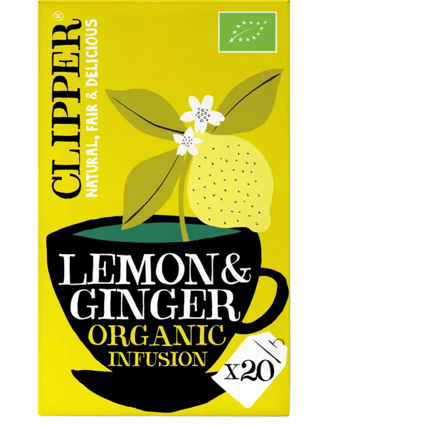 Clipper Lemon & Ginger organic infusion
