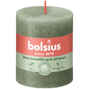 Bolsius Rustieke kaars olijfgroen 8cm