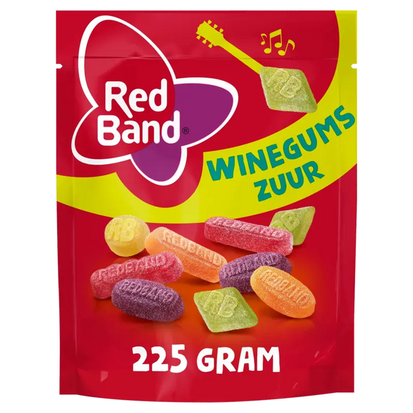 Red Band Winegums zuur