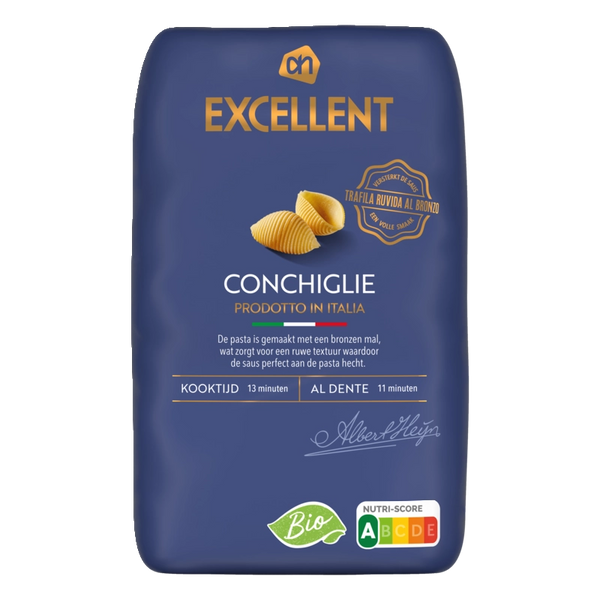 Excellent organic conchiglie