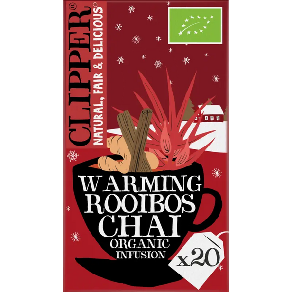 Clipper Warming rooibos chai organic infusion