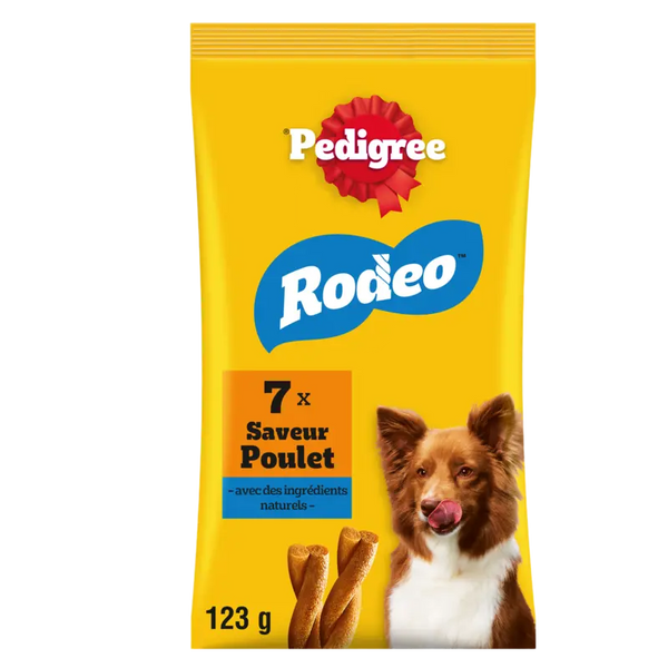 Pedigree Rodeo Duos chicken and bacon flavours
