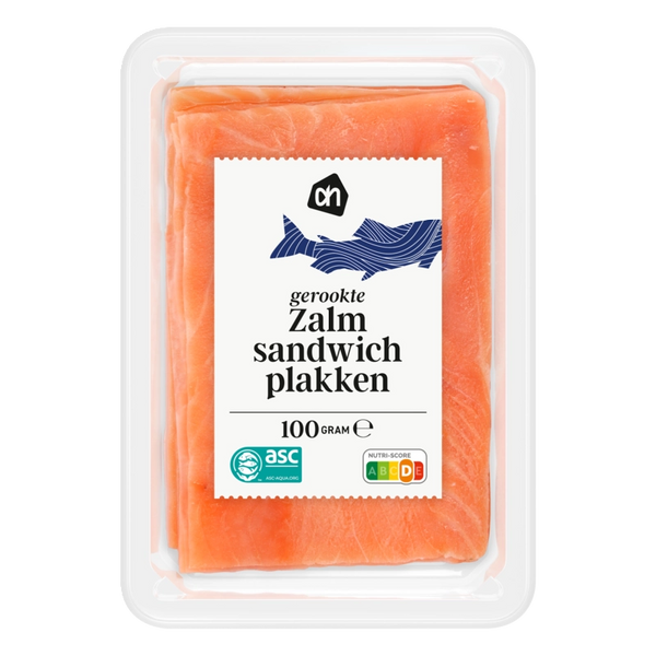 Sandwich zalmplakken