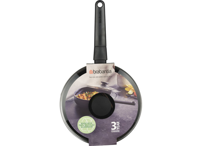 Brabantia Nero hapjespan met deksel 24cm