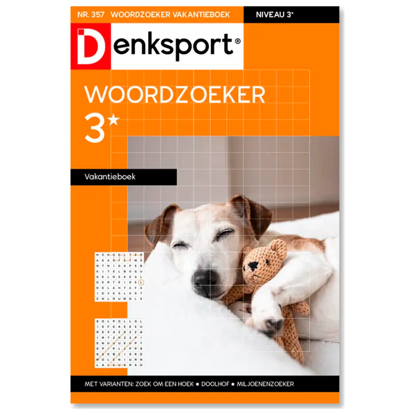 Denksport woordzoeker vakantieboek