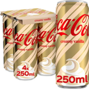 Coca-Cola Holiday creamy vanilla 4-pack