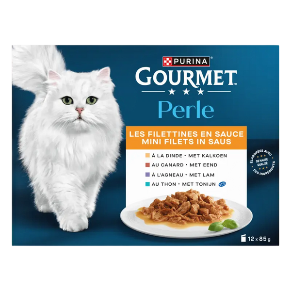 Gourmet Pearl mini fillets in sauce duck tuna lamb