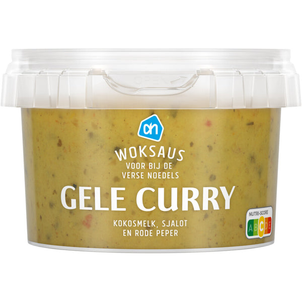Woksaus gele curry