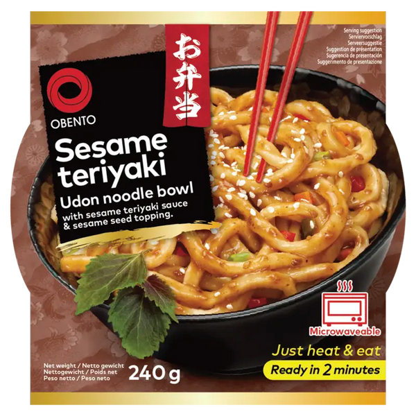 Obento Sesame teriyaki udon noodle bowl