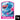 Glorix Pink Magnolie blau Wasser WC-Steine