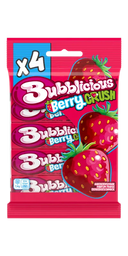 Bubblicious Strawberry splash kauwgom 4-pack
