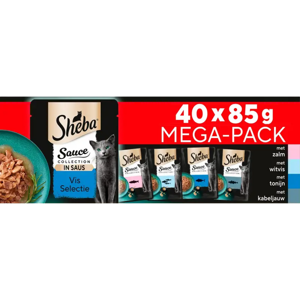 Sheba Sauce collection vis selectie in saus