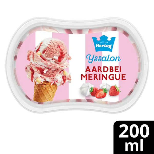 Hertog Ijssalon mini aardbeien meringue