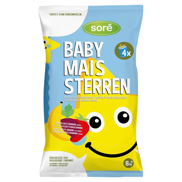 Sore Baby maissterren 4-pack 8m+