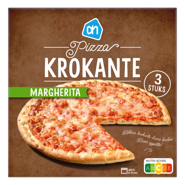 Pizza knusprige Margherita 3 Stück