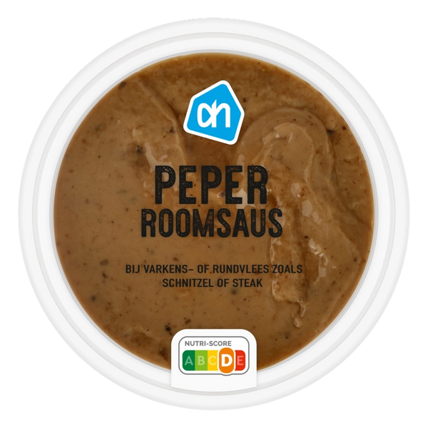Peper roomsaus met scheutje cognac